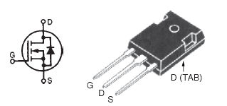 IXTH110N25T, N-канальный силовой Trench Gate MOSFET транзистор